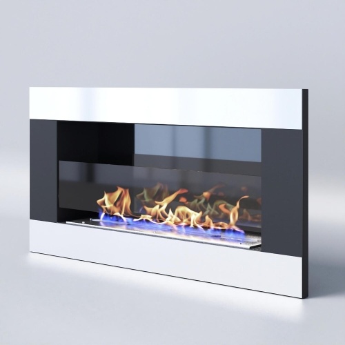 Биокамин "Русский огонь" Модерн 800V встраиваемый с защитным и декоративным стеклом