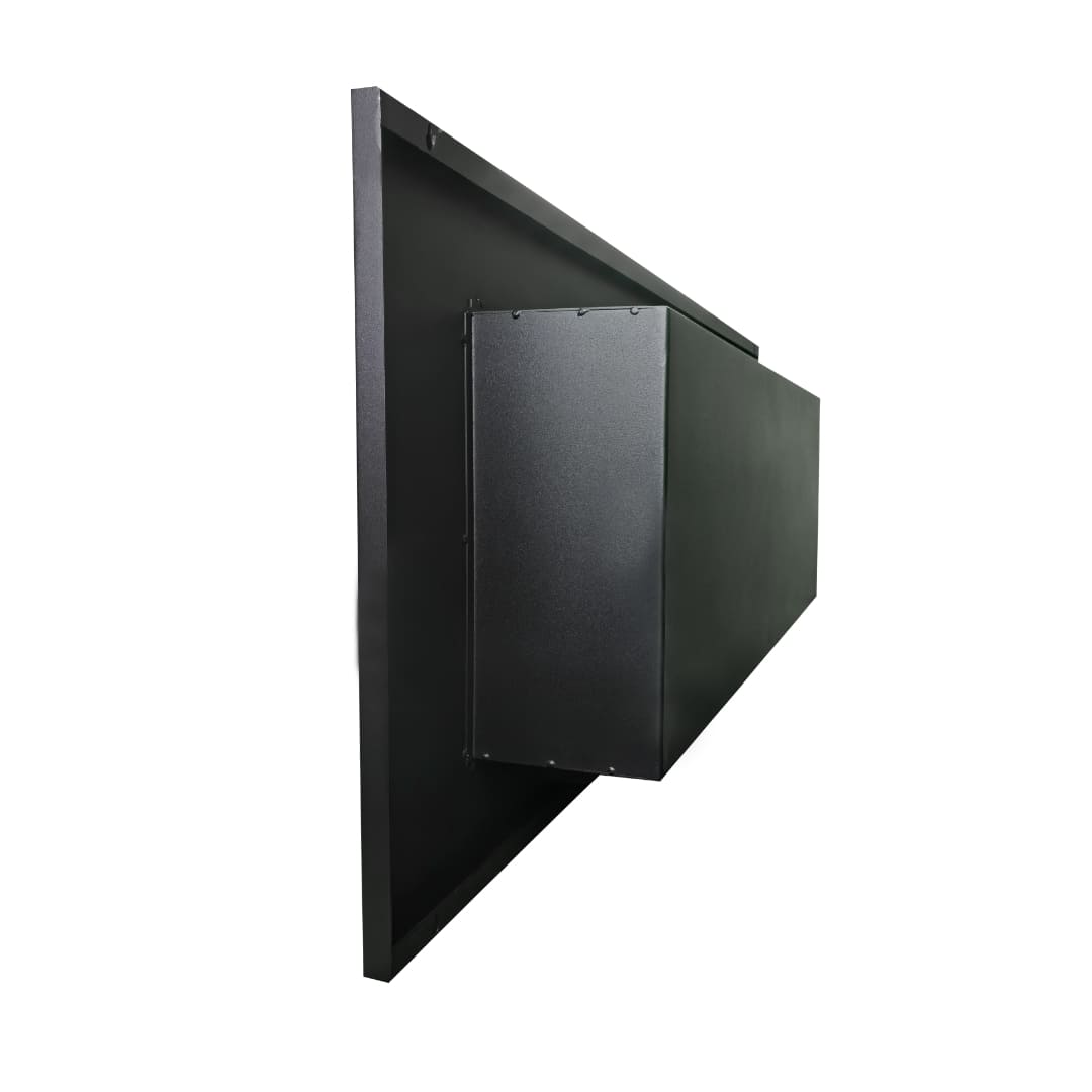 Биокамин "Русский огонь" Лайт 1200V встраиваемый с декоративным стеклом (стемалитом) по цене 28 650 руб.