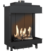 Газовая топка Kratki LEO/P/76/62/G31/37MBAR, баллонный газ