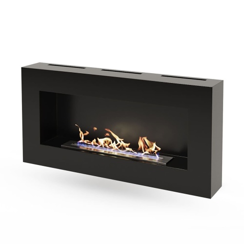 Биокамин "Русский огонь" Лофт 900N настенный с защитным и декоративным стеклом