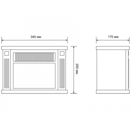 Электрический мини-камин EFP/M - 5012W Электрический мини-камин EFP/M - 5012W
