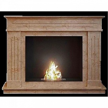 Биокамин ZeFire Варшава мрамор Crema Nova