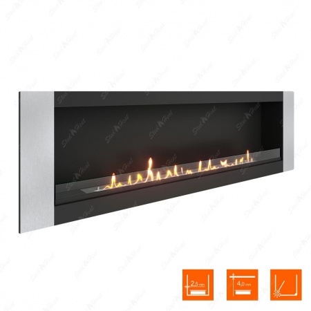 Биокамин SteelHeat LONG-V 1800 стекло Биокамин SteelHeat LONG-V 1800 стекло по цене 67 300 руб.