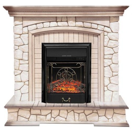 Preston белый (слоновая кость с патиной)+Majestic FX Black (Престон)