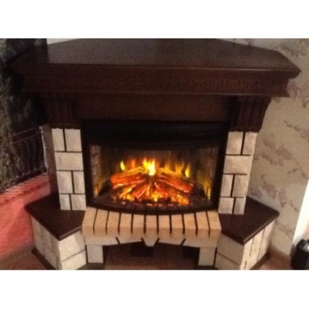 Stone Corner New (античный дуб)+Firespace 25