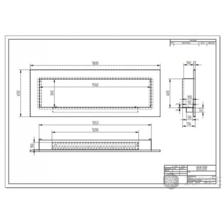 Биокамин ZeFire Elliot horizontal 1800 по цене 64 500 руб.