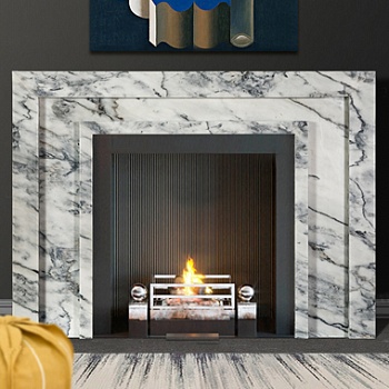 Биокамин Bioteplo Сохо из мрамора